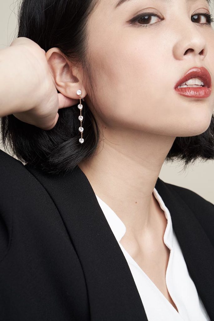 Eco安珂飾品，韓國耳環，針式耳環，夾式耳環，耳夾，垂墜耳環, 矽膠夾耳環