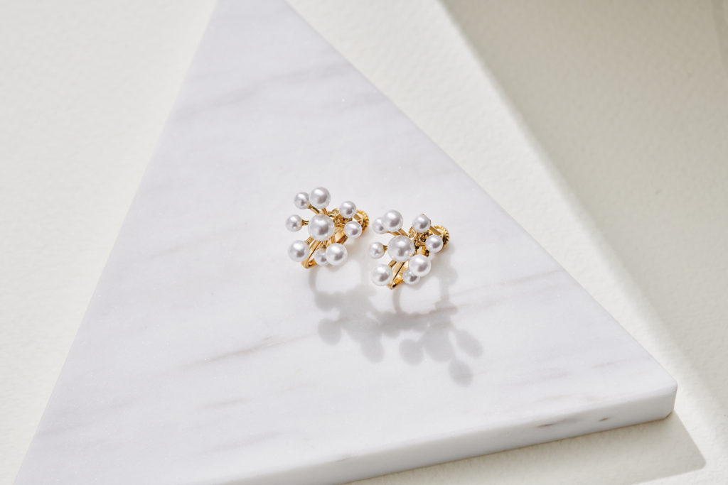 Eco安珂飾品,韓國耳環,夾式耳環,珍珠耳環,貼耳耳環