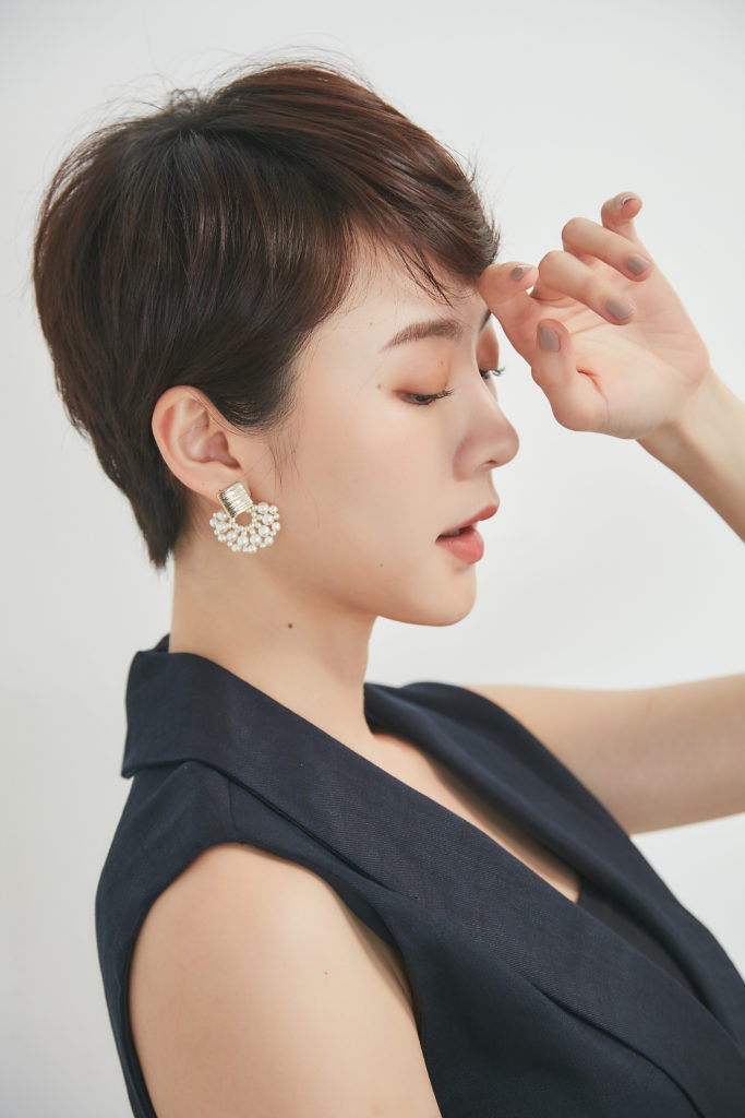Eco安珂飾品,韓國耳環,夾式耳環,耳夾,珍珠耳環,金屬珍珠耳環,珍珠夾式耳環