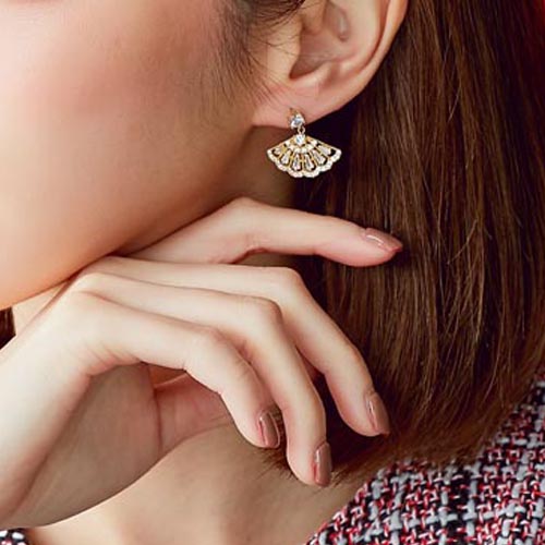 黃銅夾式耳環,復古夾式耳環,黃銅飾品,韓國耳環,eco,耳夾
