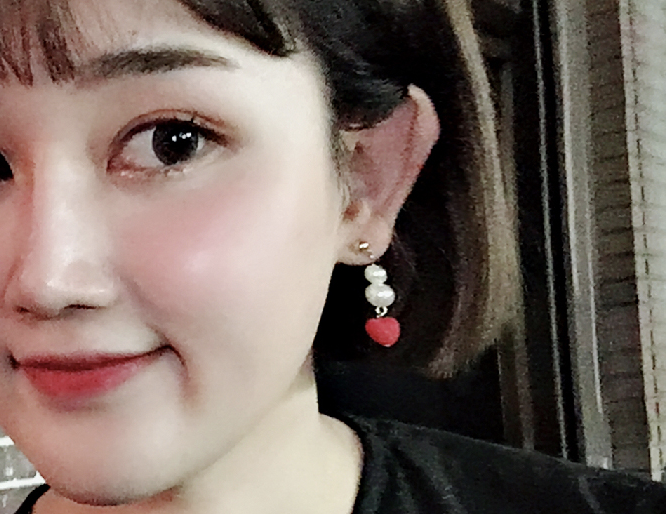 愛心飾品，心型耳環，情人節
