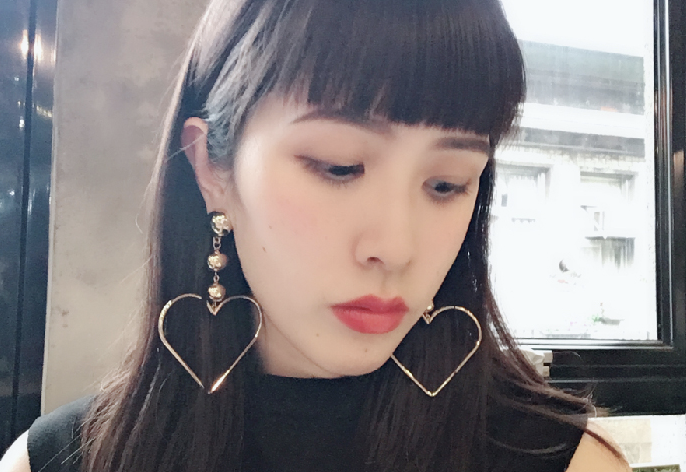 愛心飾品，心型耳環，情人節