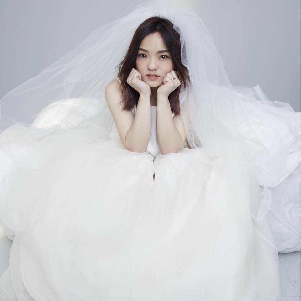 結婚造型,婚紗造型,新娘造型,徐佳瑩結婚,eco安珂飾品,韓國耳環