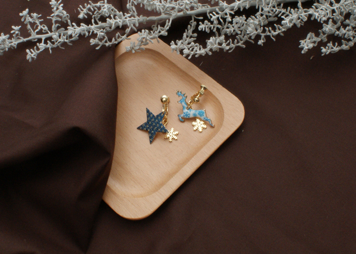聖誕禮物，聖誕優惠，打折，飾品特價，夾式耳環，針式耳環，聖誕飾品