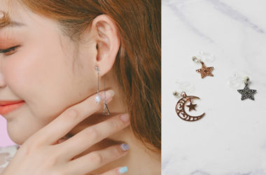 Eco安珂飾品，韓國耳環，針式耳環，夾式耳環，耳夾，新品上市，珍珠耳環，垂墜耳環，星星耳環，月亮耳環