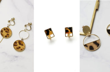 Eco安珂飾品，韓國耳環，針式耳環，夾式耳環，耳夾，豹紋耳環，過年飾品推薦