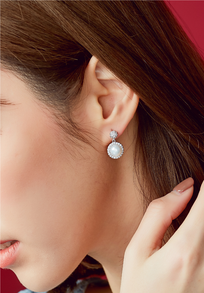 Eco安珂飾品，韓國耳環，針式耳環，夾式耳環，耳夾，鑽飾耳環，婚宴飾品，婚禮飾品，珍珠耳環