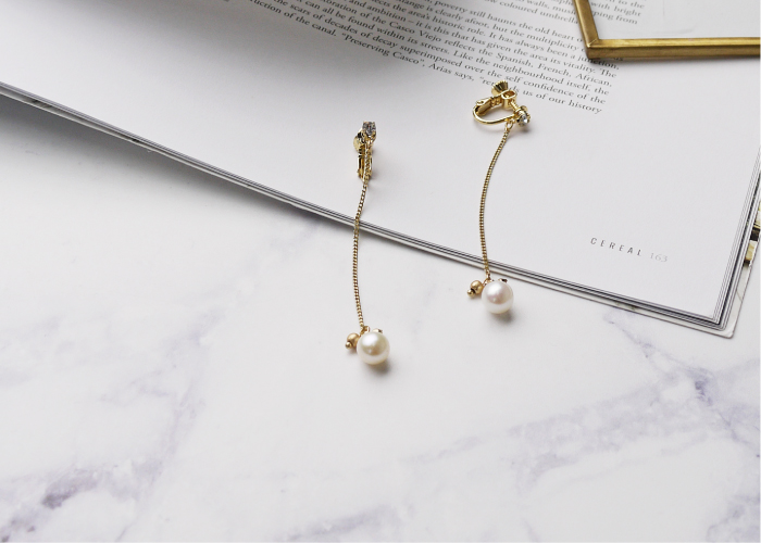 Eco安珂飾品，韓國耳環，針式耳環，夾式耳環，耳夾，珍珠耳環
