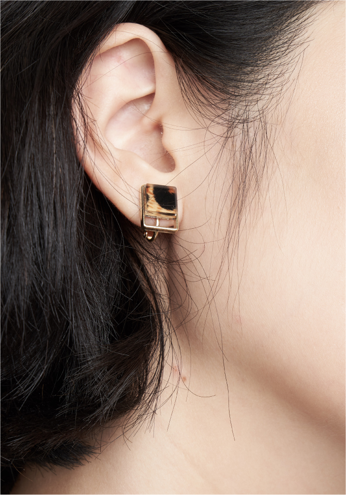 Eco安珂飾品，韓國耳環，針式耳環，夾式耳環，耳夾，豹紋耳環，新年飾品推薦 