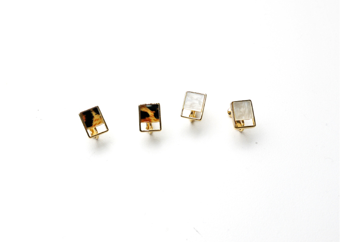 Eco安珂飾品，韓國耳環，針式耳環，夾式耳環，耳夾，豹紋耳環