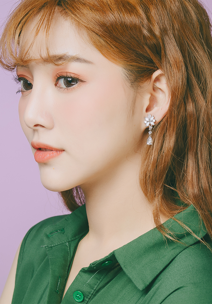 Eco安珂飾品，韓國耳環，針式耳環，夾式耳環，耳夾，新品上市，鑽飾耳環