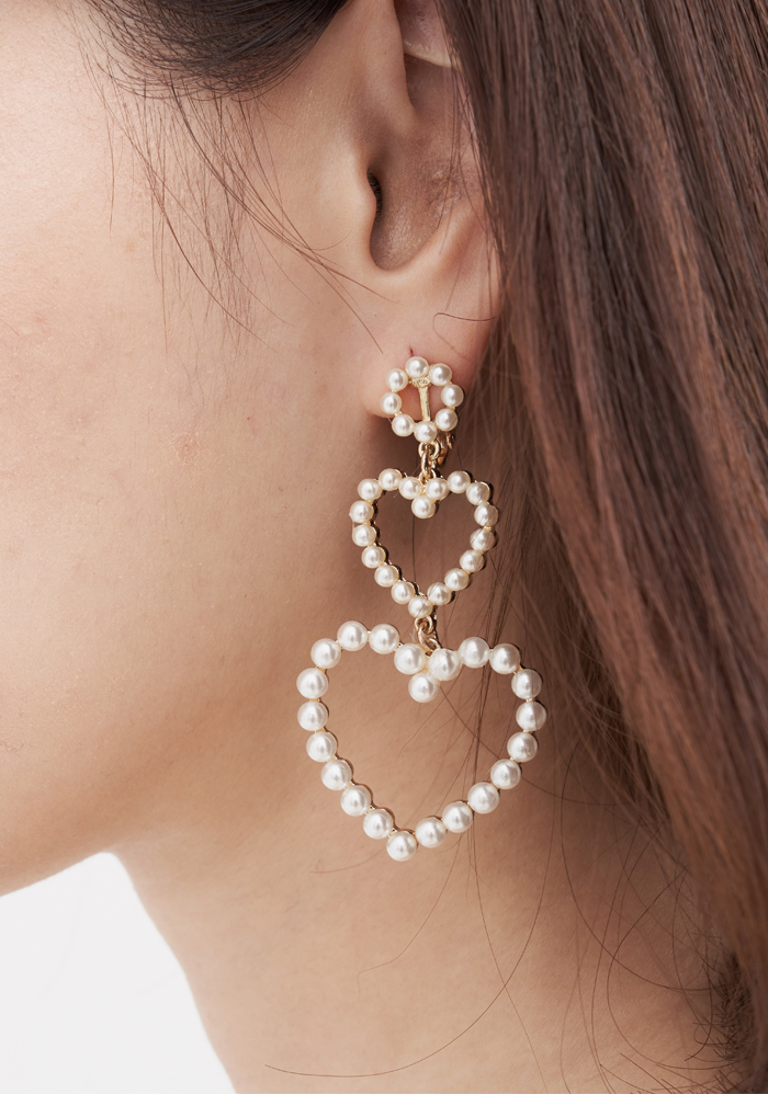Eco安珂飾品,韓國耳環,夾式耳環,耳夾,情人節耳環,愛心耳環,韓國耳環推薦