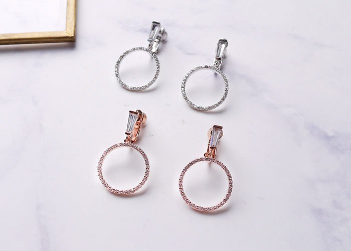 Eco安珂飾品，韓國耳環，針式耳環，夾式耳環，耳夾，新品上市，圈圈耳環