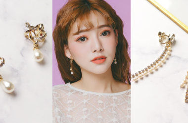 Eco安珂飾品，韓國耳環，夾式耳環，華麗耳環，珍珠耳環，垂墜耳環