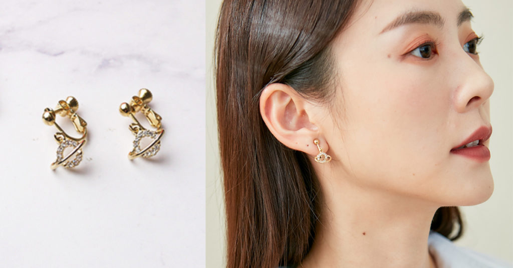 Eco安珂飾品，韓國飾品，韓國耳環，耳夾式耳環，新品上市，星球耳環