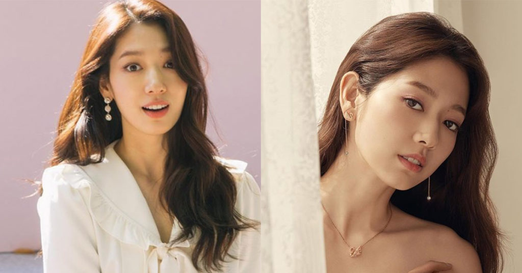 韓國女星-朴信惠配戴垂墜耳環，資料來自Instagram