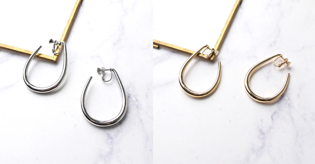 Eco安珂飾品，韓國耳環，夾式耳環，幾何耳環，U型耳環