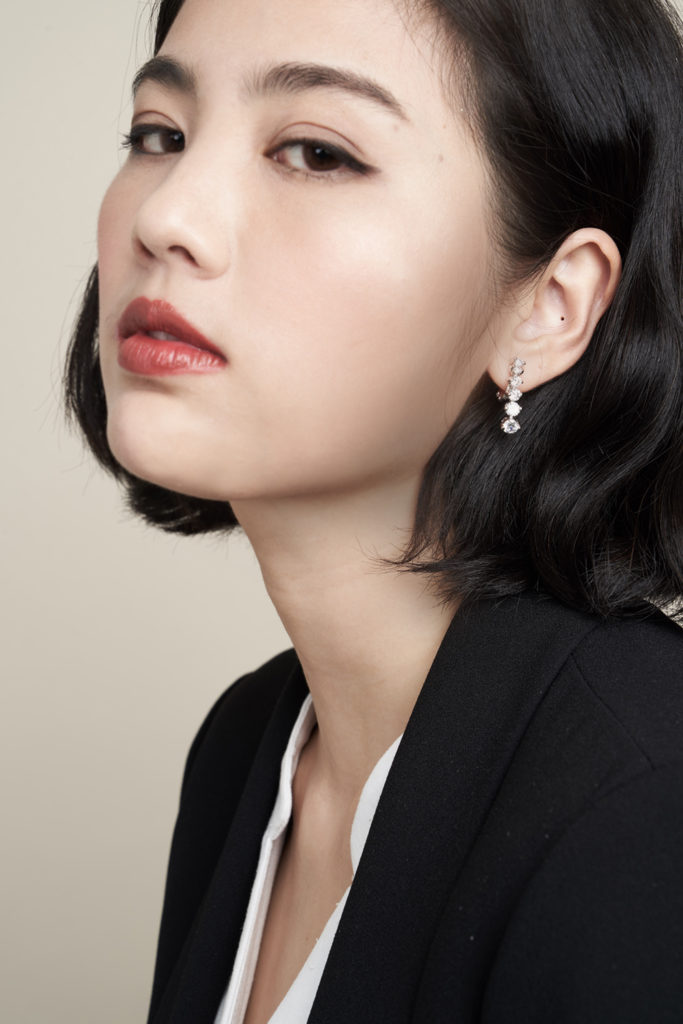 Eco安珂飾品，韓國耳環，夾式耳環，新品上市，鑽飾耳環