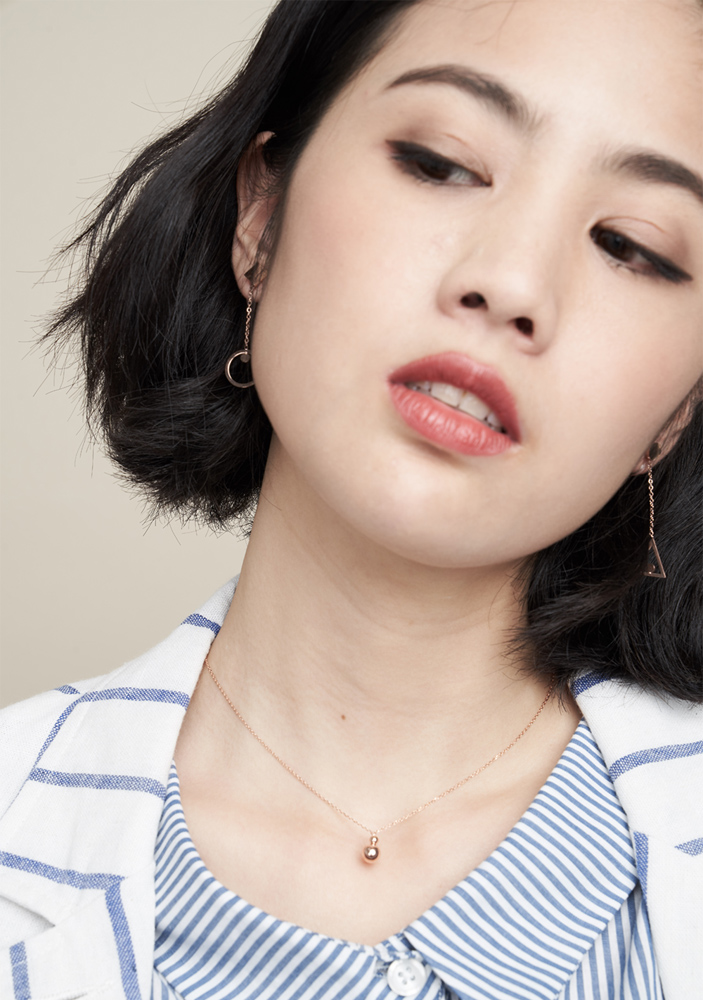Eco安珂飾品，韓國耳環，夾式耳環，圓形耳環，圓圈耳環
