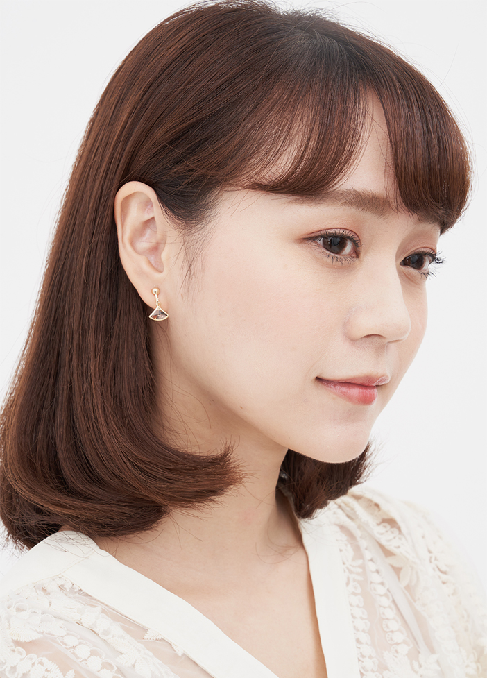 Eco安珂飾品，韓國耳環，夾式耳環，透明耳環