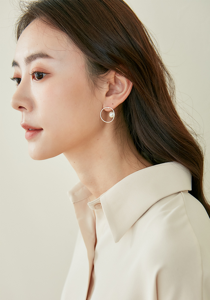 Eco安珂飾品，韓國耳環，夾式耳環， 珍珠耳環，珍珠飾品