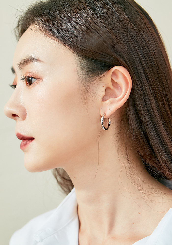 Eco安珂飾品,韓國耳環,針式耳環,圓圈耳環,C圈耳環,韓國耳環推薦,韓國流行耳環