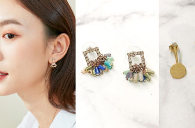 Eco安珂飾品，韓國耳環，夾式耳環，小耳環，貼耳耳環，韓劇女主角飾品
