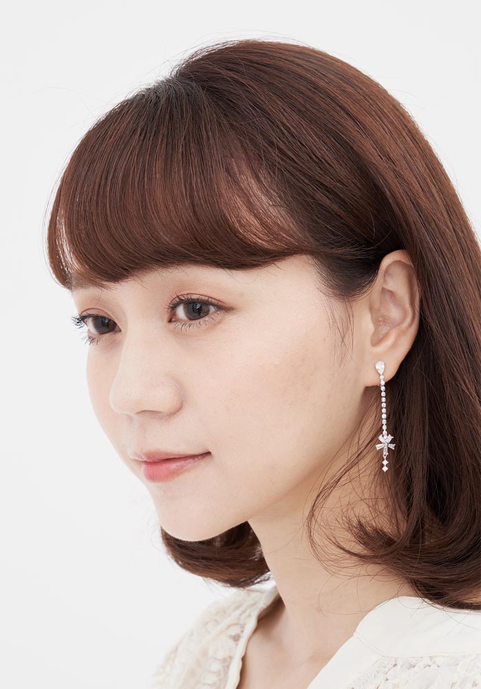 Eco安珂飾品，韓國耳環，夾式耳環，新品上市，垂墜耳環，不對稱耳環