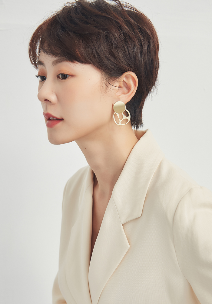 夾式耳環，ECO安珂，韓國飾品