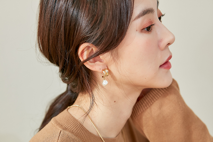 Eco安珂飾品，韓國耳環，夾式耳環，新品上市，珍珠耳環，珍珠飾品