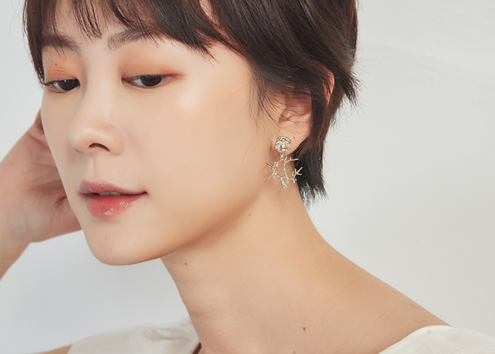 Eco安珂飾品，韓國耳環，夾式耳環，新品上市，珊瑚耳環，海洋飾品