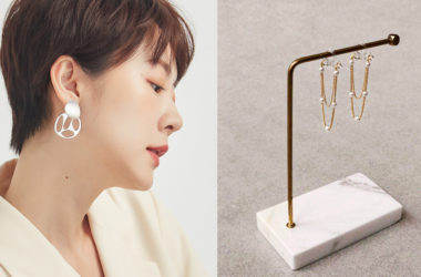 Eco安珂飾品，韓國耳環，夾式耳環，現貨，珍珠耳環，垂墜耳環，熱賣