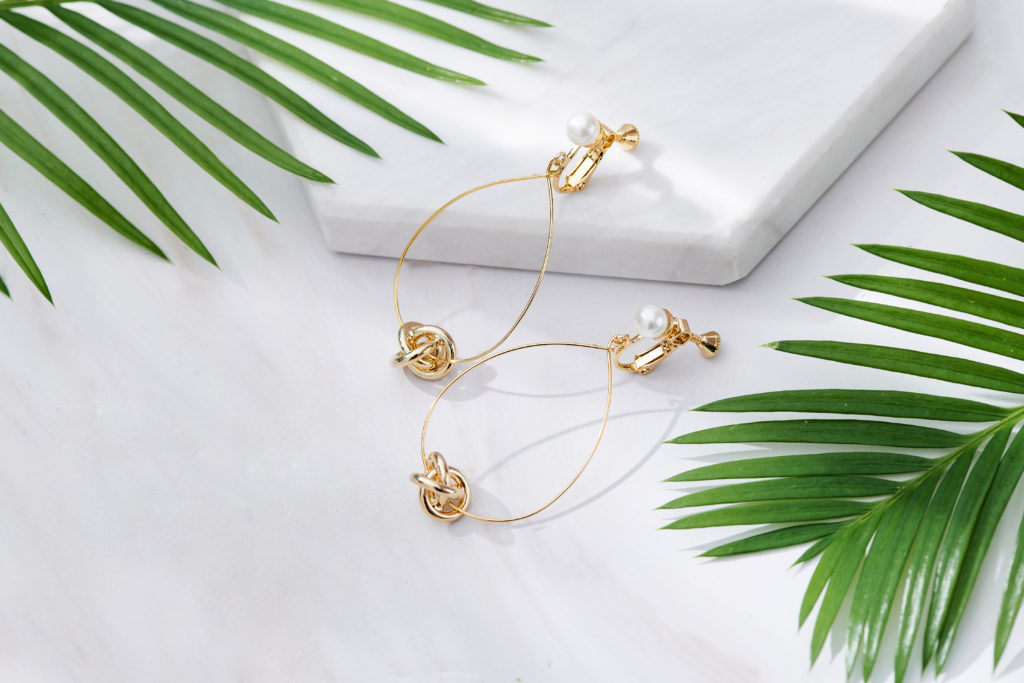 Eco安珂飾品，韓國耳環，夾式耳環，新品上市，珍珠耳環，鈕結耳環