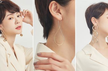Eco安珂飾品，韓國耳環，夾式耳環，圓圈耳環，圈圈耳環，大耳環