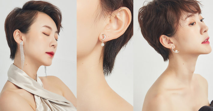 Eco安珂飾品，韓國耳環，夾式耳環，新品上市，流蘇耳環，星月飾品，珍珠耳環，星星耳環