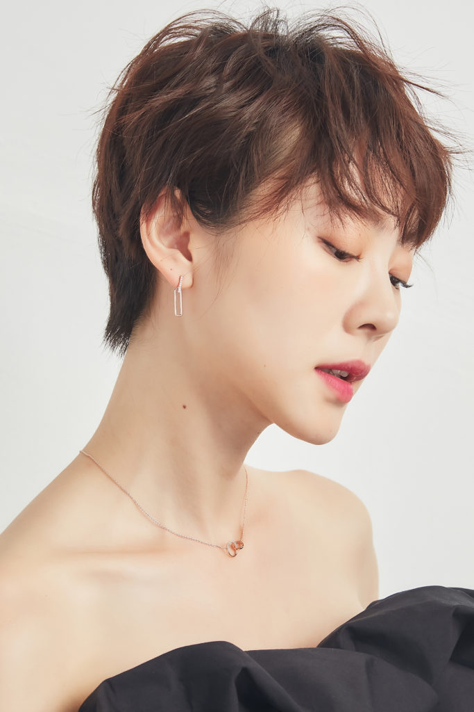 Eco安珂飾品，韓國耳環，夾式耳環，OL耳環，微華麗耳環，垂墜耳環，矽膠夾耳環