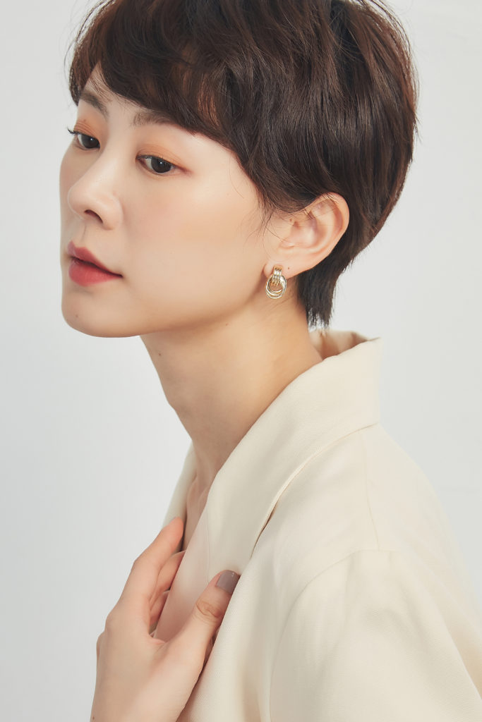 Eco安珂飾品,韓國耳環,耳夾式耳環,圈圈耳環,線圈耳環,貼耳耳環,個性耳環
