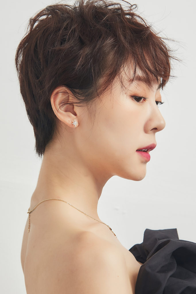 Eco安珂飾品，韓國耳環，夾式耳環，星月耳環，星星耳環，小耳環