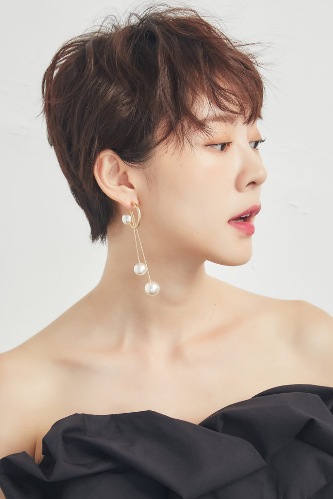 Eco安珂飾品，韓國耳環，夾式耳環，C圈耳環，珍珠耳環