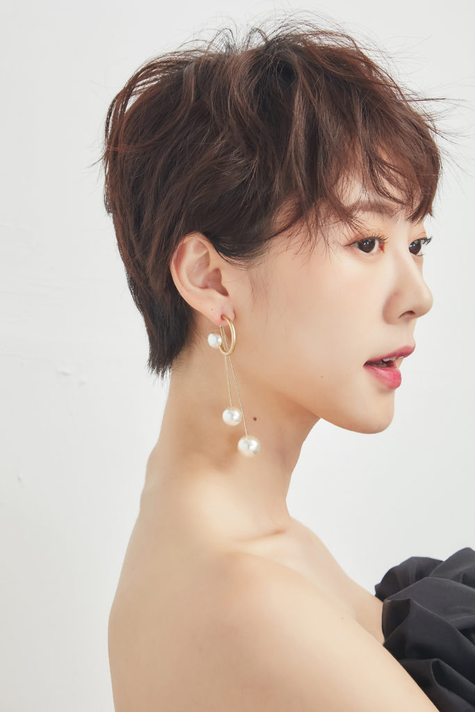 Eco安珂飾品，韓國耳環，夾式耳環，C圈耳環，珍珠耳環