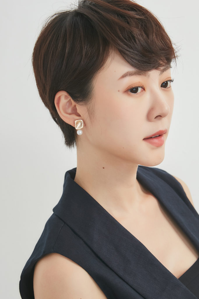 Eco安珂飾品，韓國耳環，夾式耳環，珍珠耳環，幾何耳環，小耳環