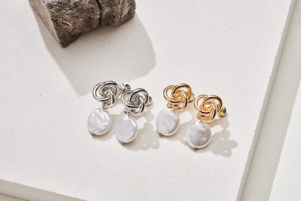 Eco安珂飾品,韓國耳環,夾式耳環,珍珠耳環,垂墜耳環