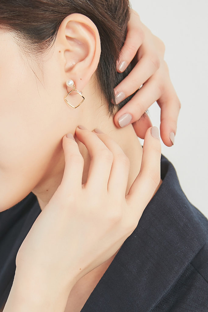 Eco安珂飾品,韓國耳環,夾式耳環,矽膠夾式耳環,矽膠耳夾,垂墜耳環,幾何耳環,珍珠夾式耳環