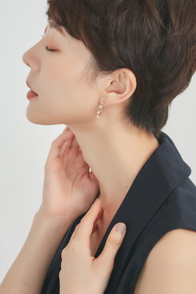 Eco安珂飾品，韓國耳環，夾式耳環，珍珠耳環，C圈耳環