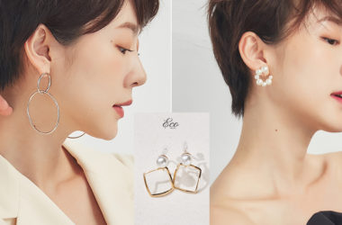 Eco安珂飾品，韓國耳環，夾式耳環，現貨，珍珠耳環，垂墜耳環