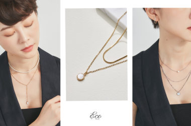 Eco安珂飾品，韓國飾品，項鍊，鎖骨鍊，多圈項鍊，多層次項鍊
