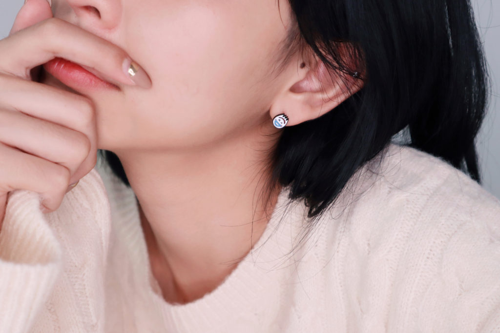 Eco安珂飾品，韓國耳環，夾式耳環，童趣耳環，叉奇耳環