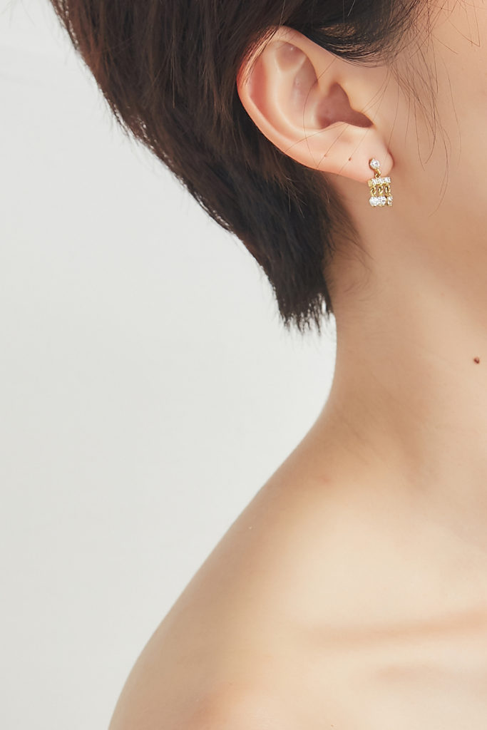Eco安珂飾品，韓國耳環，夾式耳環，華麗耳環，小耳環