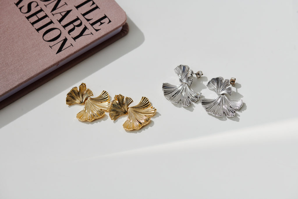 Eco安珂飾品，韓國耳環，夾式耳環，華麗耳環