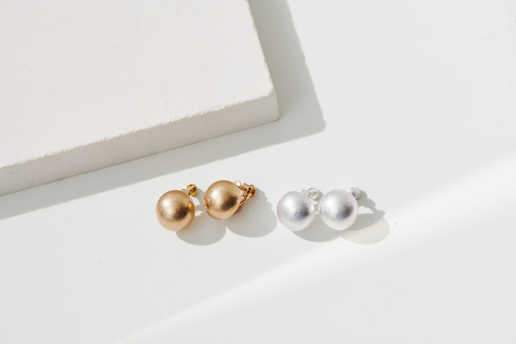 Eco安珂飾品，韓國耳環，夾式耳環，圓形耳環